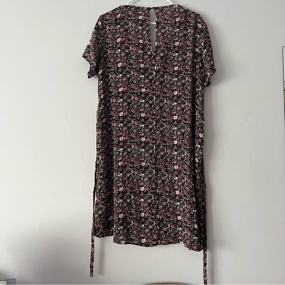 Forever 21 Pink Floral Print Button Down Dress Medium - Picture 6 of 10